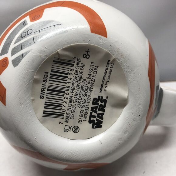 Star Wars The Force Awakens BB-8 Droid Coffee Tea Mug Disney Lucas Disney - Picture 5 of 6